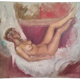 Reverie - pastel attributed to charles vasnier (1873 - 1961)