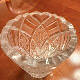 Bohemian crystal vase