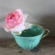Green and gold cup from the Moi Salins collection.