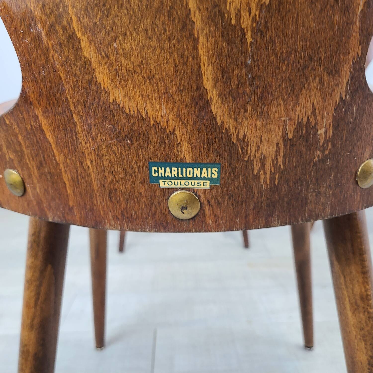 Vintage Baumann chairs 1960 brasserie bar Scandinavian design