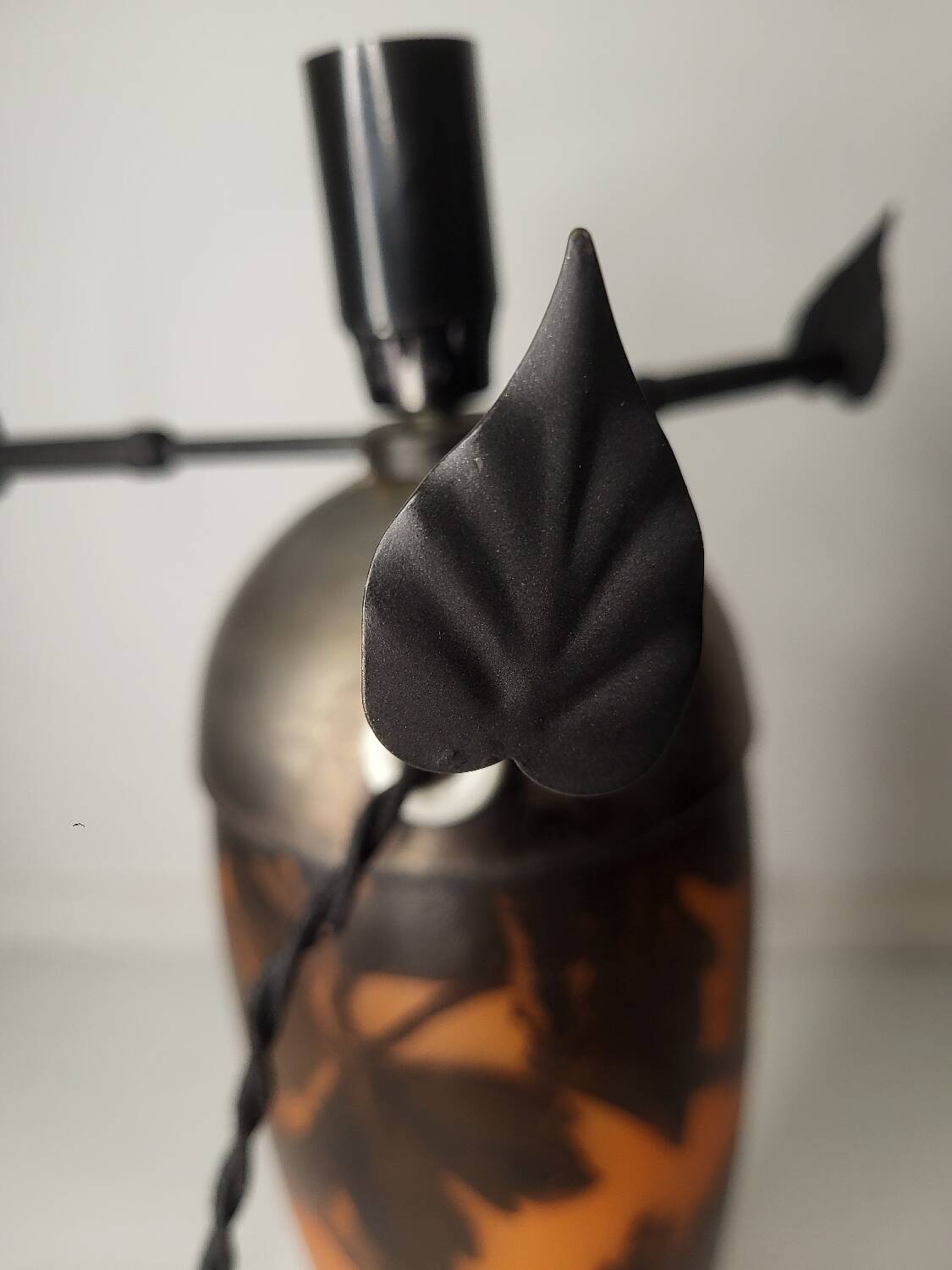 Lampe en verre- art nouveau