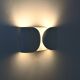 White "Foglio" wall light, by Tobia & Afra Scarpa for Flos, 1960s.