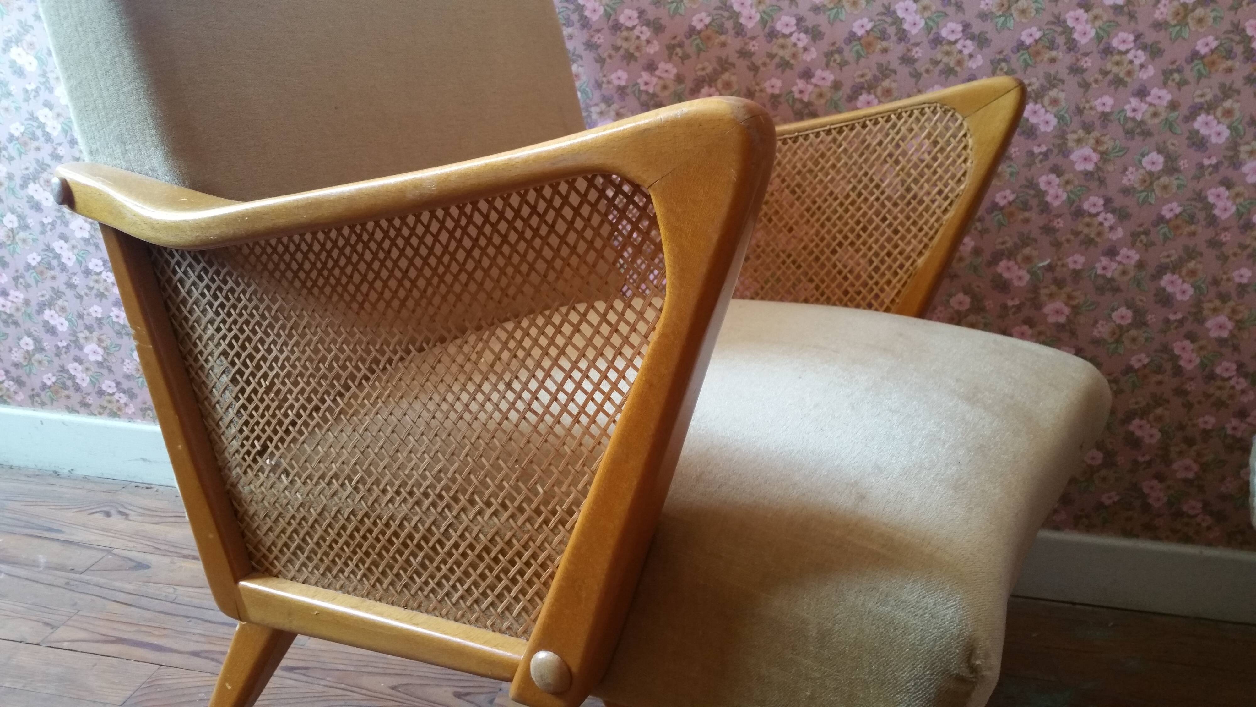 Scandinavian Danish cocktail chair 50 60s