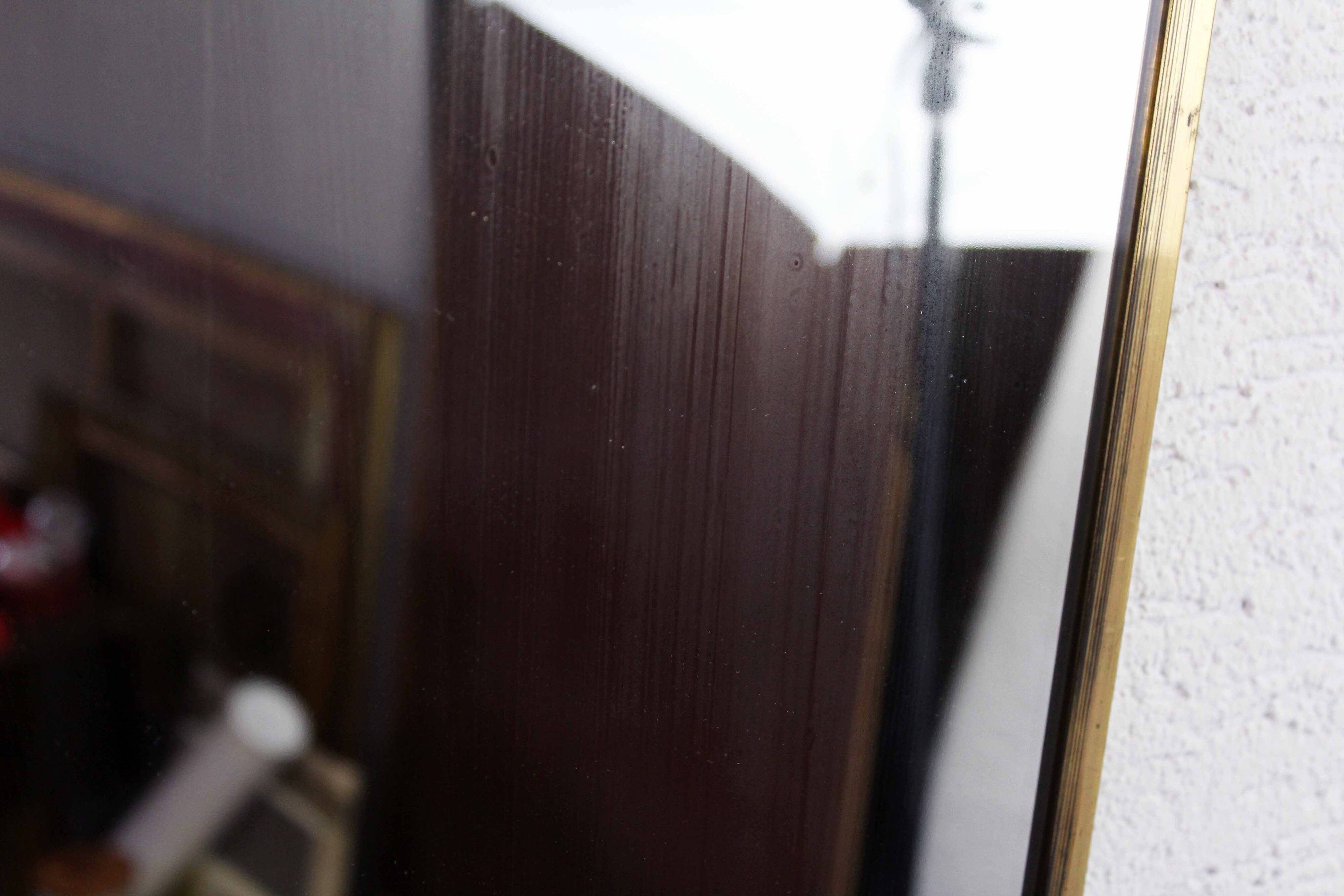 Miroir forme libre en laiton