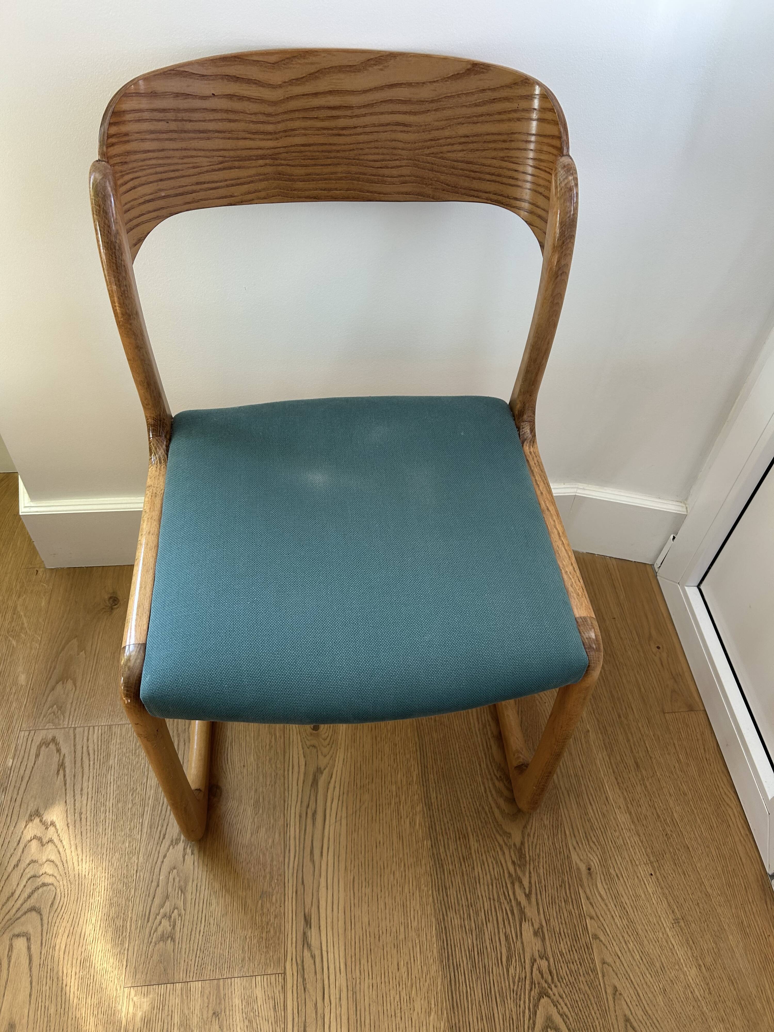 Lot of 6 Baumann sled chairs