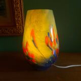 Lampe en verre soufflé soisy, essonne