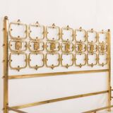 Italian brass bed by Ciansky, Shelba and Luciano Frigerio for Frigerio di Desio, 1960s.
