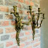 Louis XV style bronze wall light