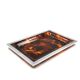 Brass and tortoiseshell lucite tray, Italy 1970s