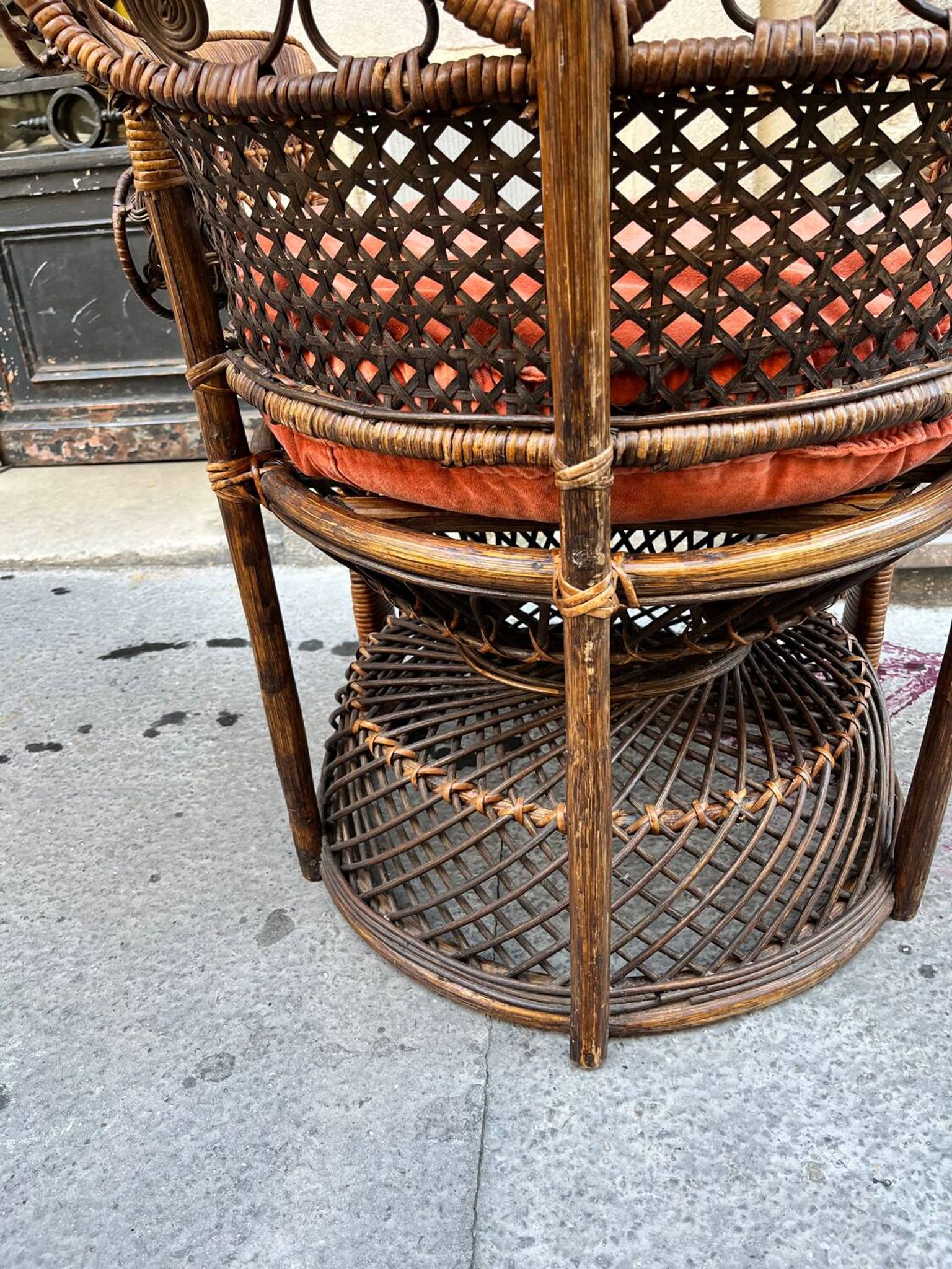 “Emmanuelle” rattan armchair, 1970