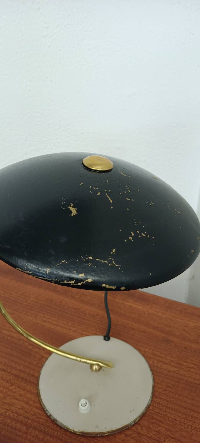 1950s saucer lamp