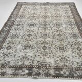 Light Green & Brown Floral Persian Rug, 181x285Cm