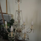 6-light chandelier with tassels