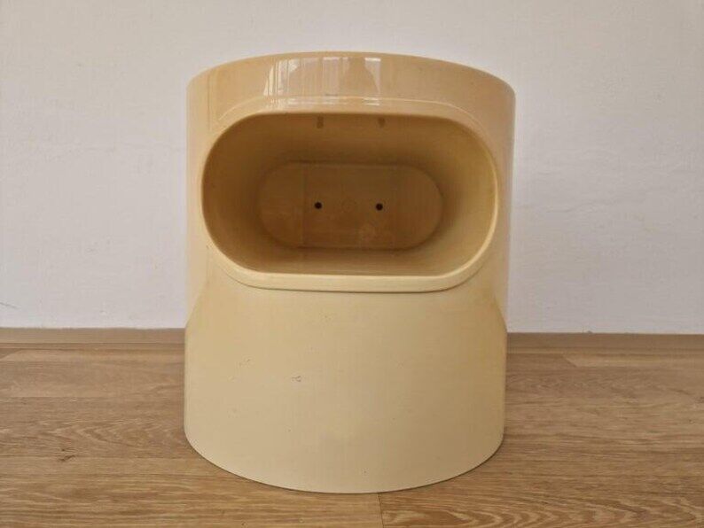 Midcentury Space Age Side Table Artemide, design Emma Gismondi, Italy, 1960s