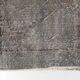 Vintage handmade turkish accent rug over-dyed in gray color
