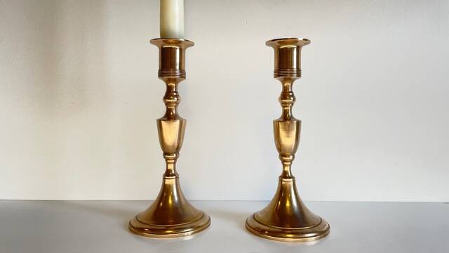 Scandinavian candle holders by Scandia Malm Sweden