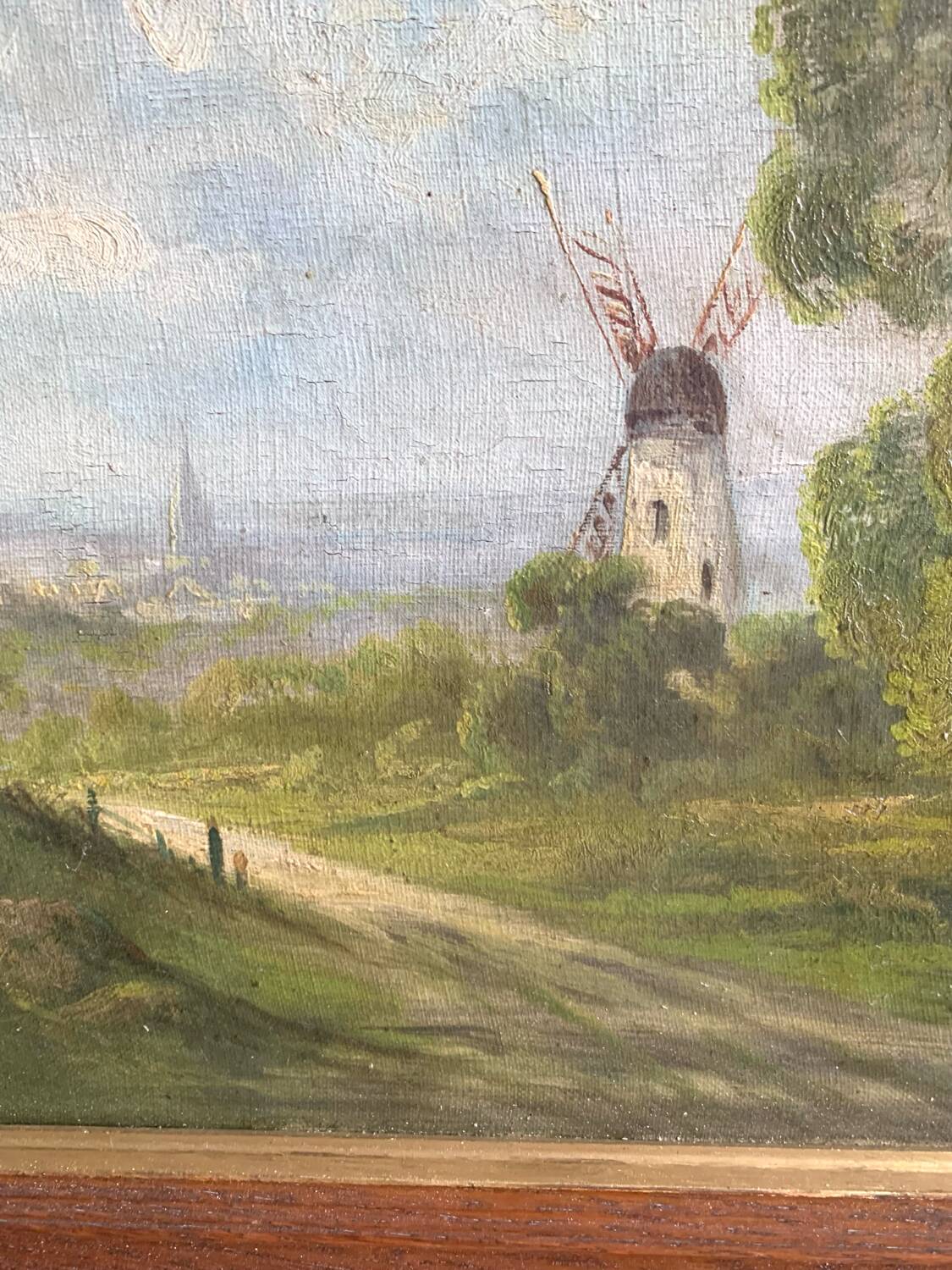 Oil on canvas from the beginning of the 20th century by Sivel