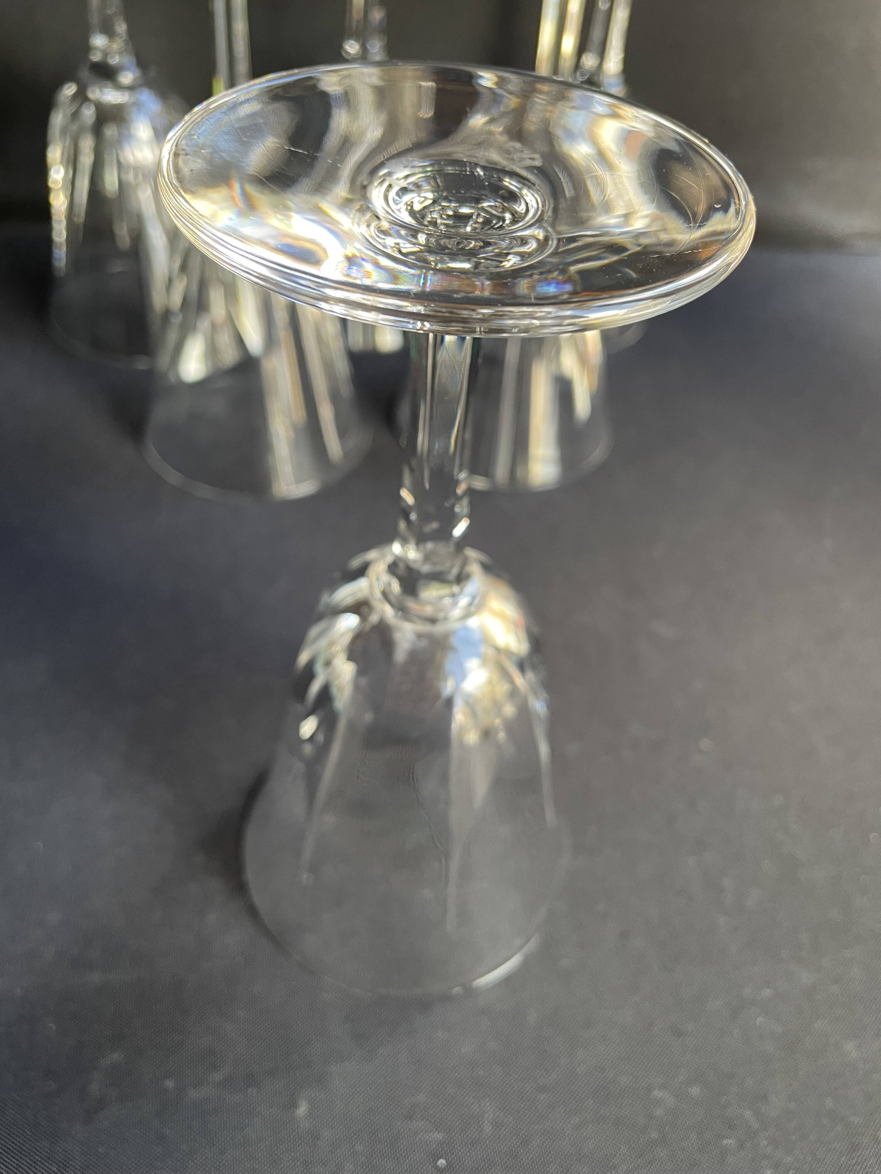 6 Saint Louis water glasses Cerdagne service
