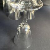 6 Saint Louis water glasses Cerdagne service