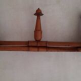 Bamboo style wooden coat racks