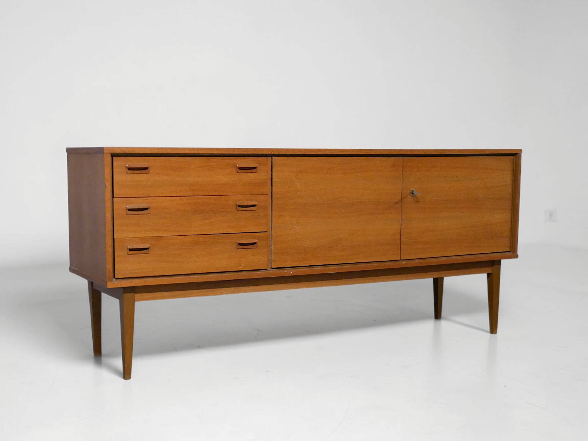 Enfilade scandinave en teck - Vintage 1960 1970