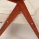 Fauteuil Bouclè de J. Chierowski, 1960 Pologne, Fauteuil en bois Design scandinave