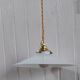 Vintage opaline pendant from the 1950s