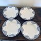 Lot de 4 assiettes plates motif lustucru