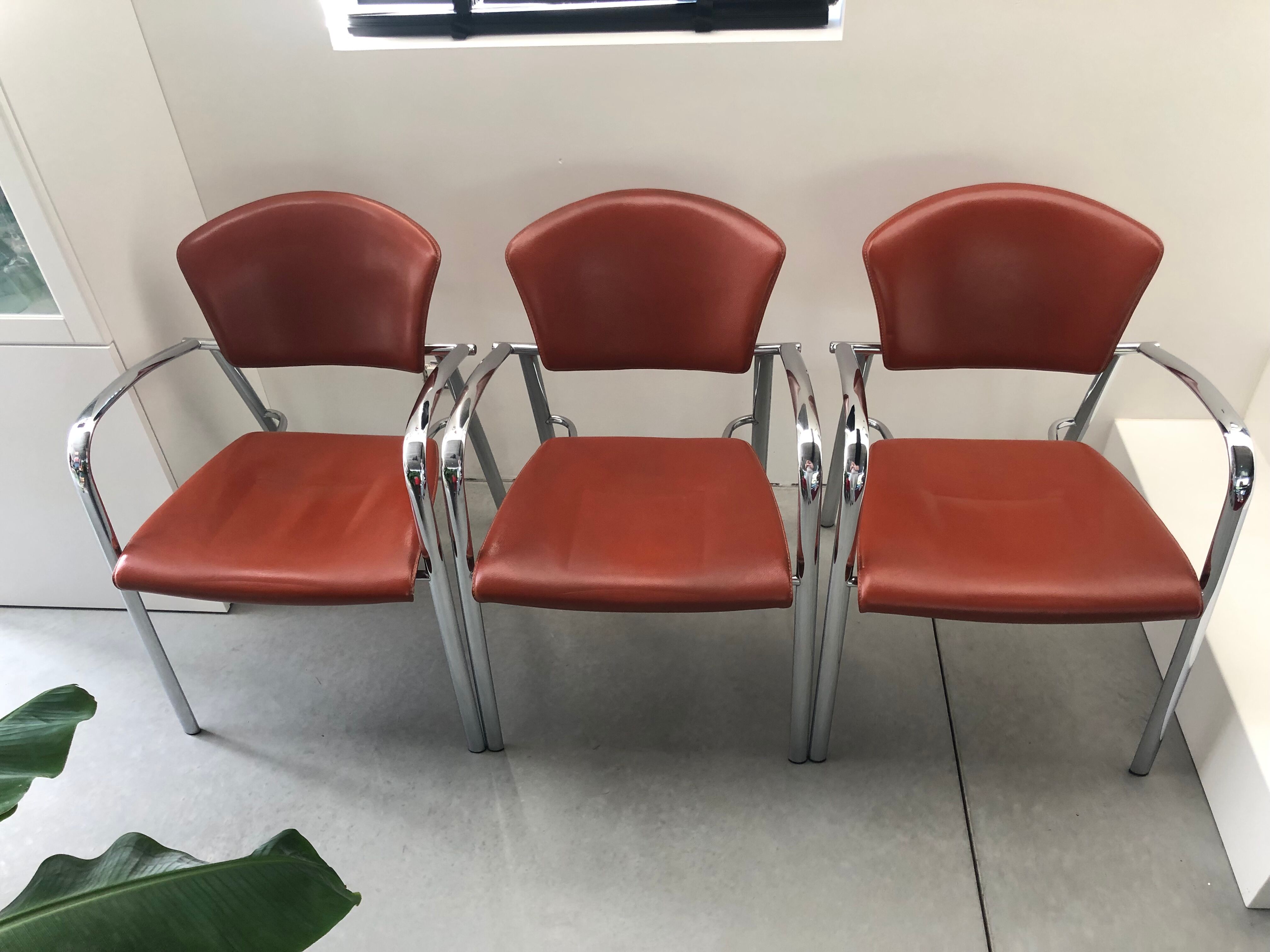 Set of 6 american design chairs, Brayton international