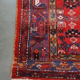 Rug with Mainly Red Tones and Patterns – 217 x 128 cm