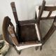 Set of 6 brutalist chairs from the 1940s