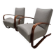 Paire de fauteuils Art Déco J. Halabala H 269, 1930 tchèque