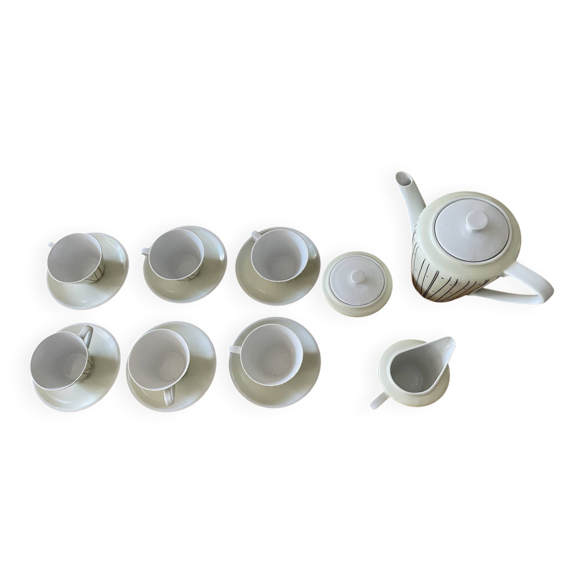 **Vintage Reichenbach coffee service – 15 pieces – 1950s/60s**