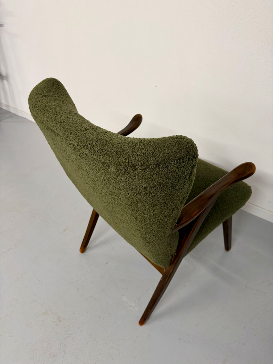 Set of 2 wing chairs in Scandinavian design from the 1960s.