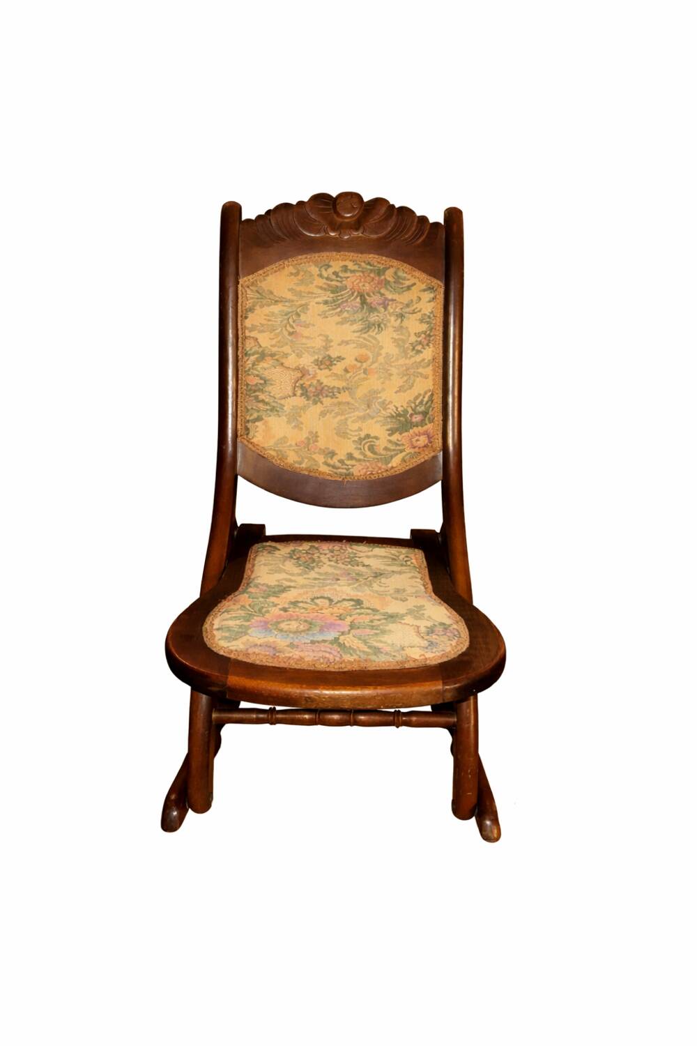 Authentic Victorian rocking chair from the late 19th century – Around 1880-1900.