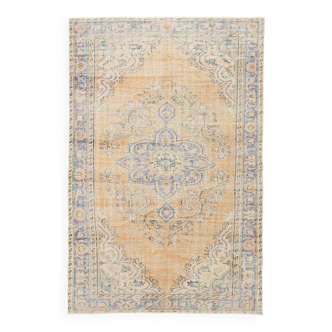 Tapis turc classique vintage orange pâle 5x8, 169x254 cm