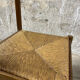 Chaise paillée et bois annees 80