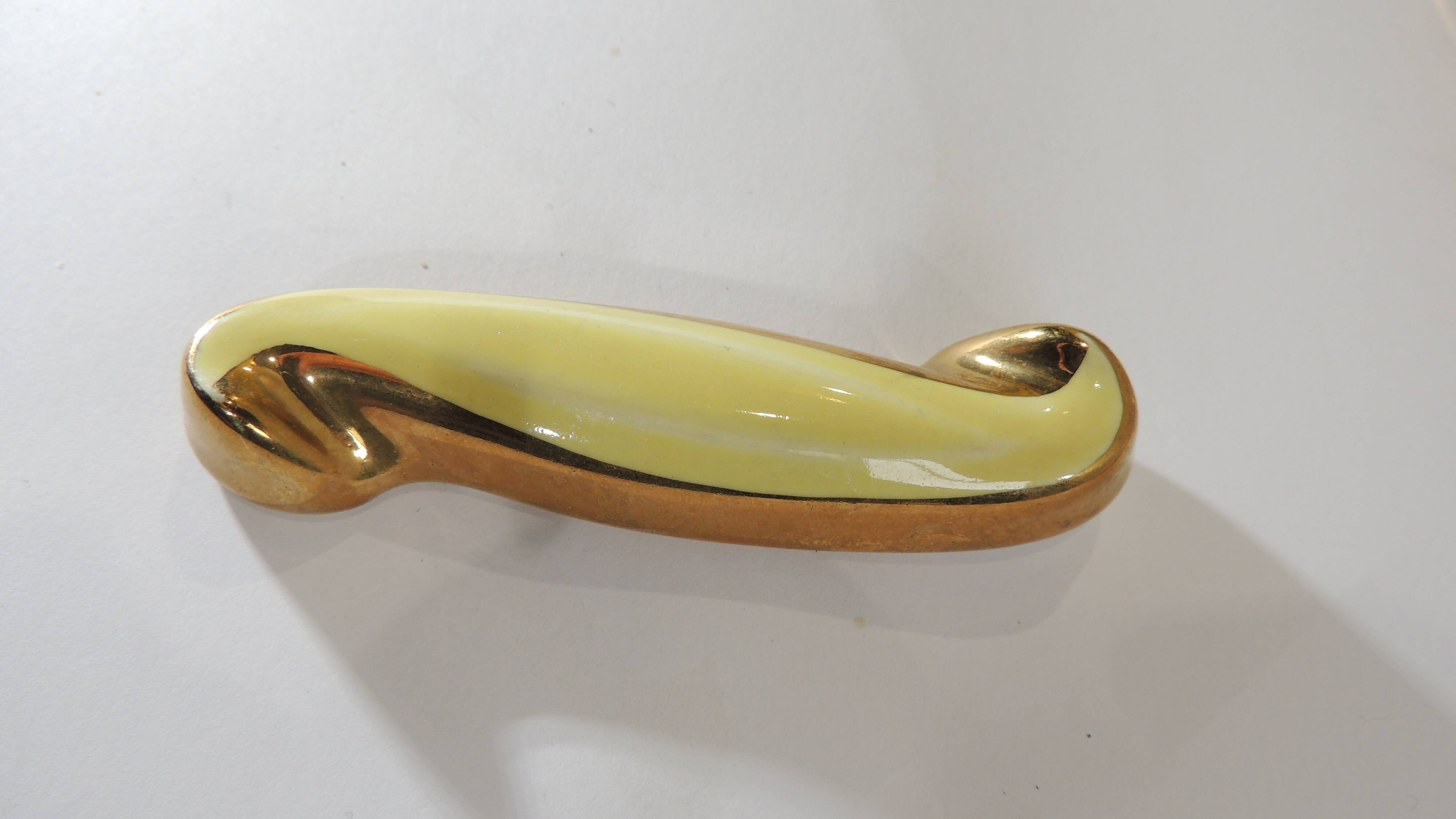 set of 12 Ceramic Knife Holders / vintage art deco