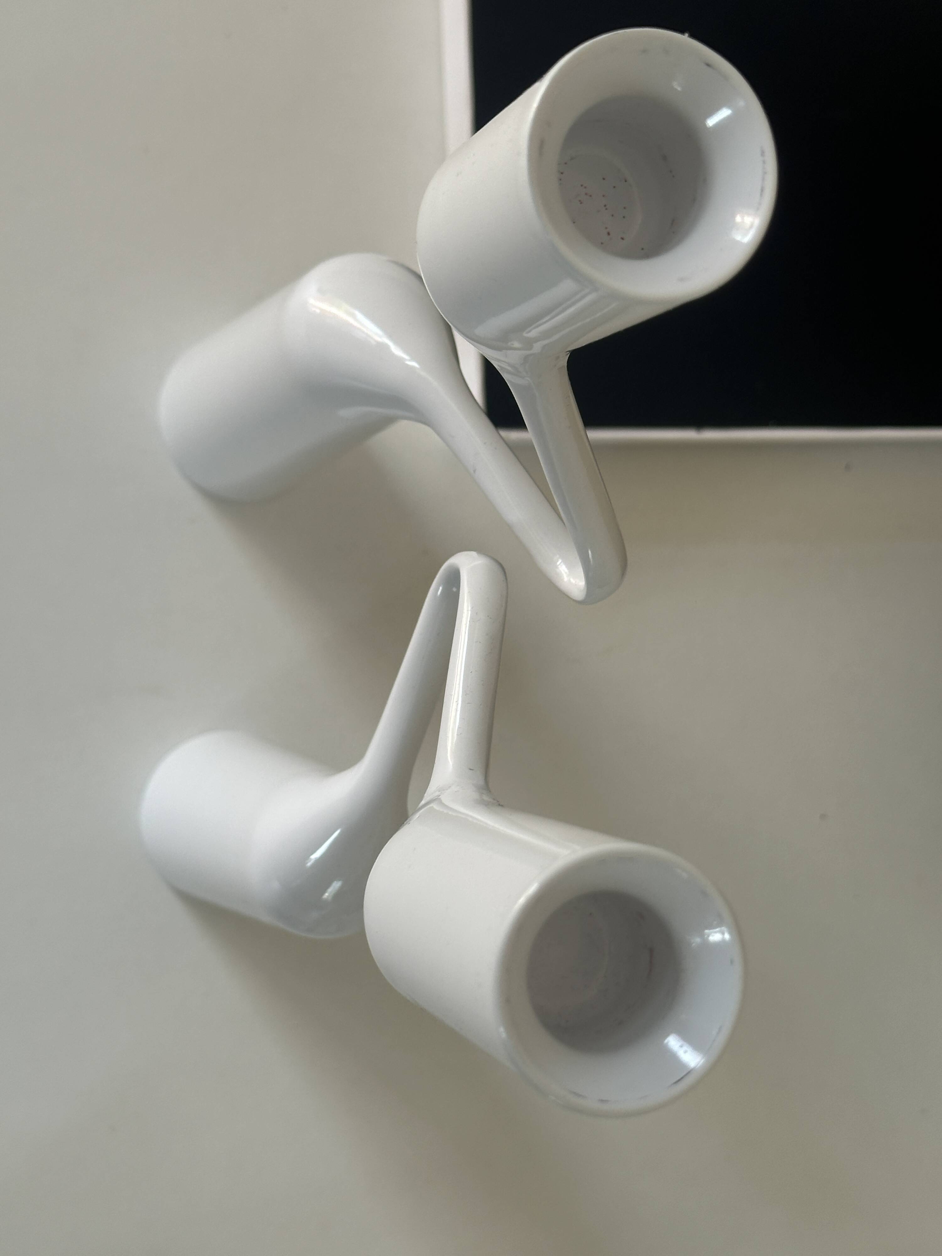 Pair of vintage IKEA Mikaela Dorfel design candlesticks