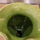 Pichet, vase Biot vert vintage
