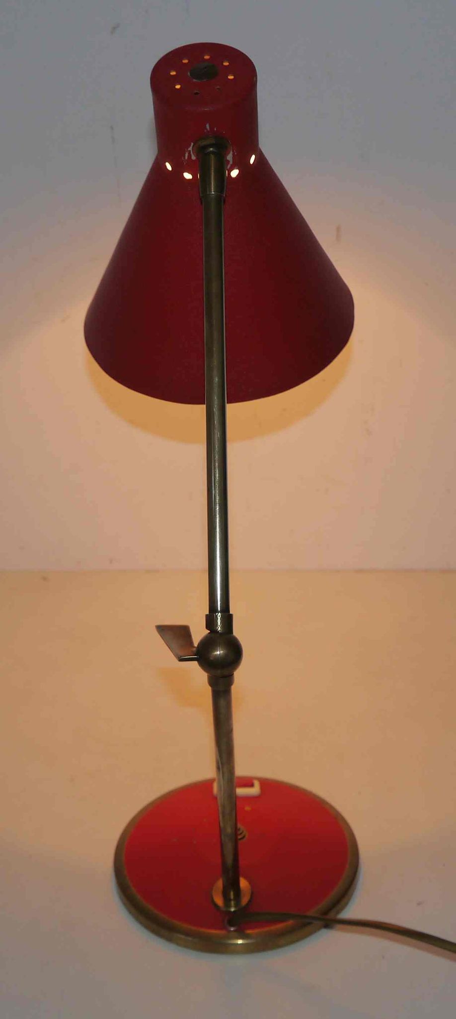 Lampe diabolo années 50