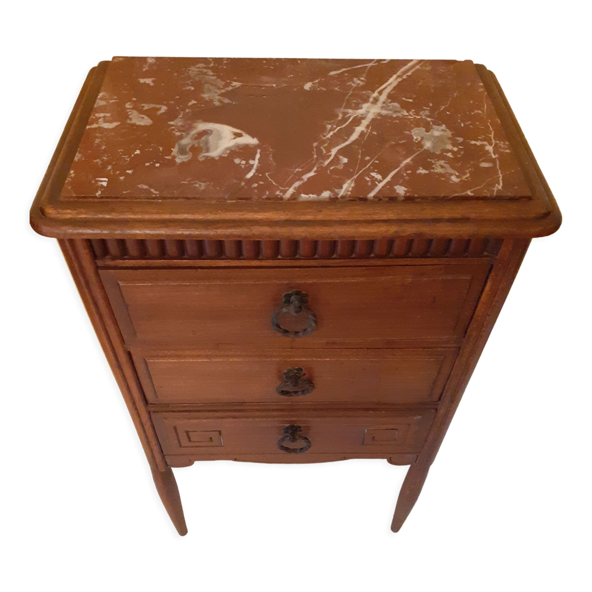 Marble shelf cabinet