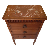 Marble shelf cabinet