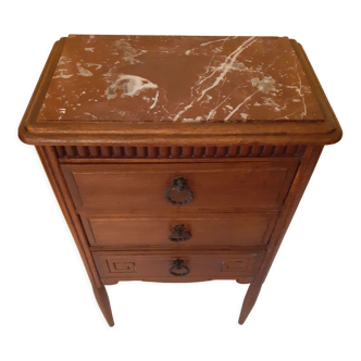 Marble shelf cabinet