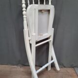 Pair of upholstered folding chairs