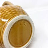 Brown Belgian ceramic pitcher
