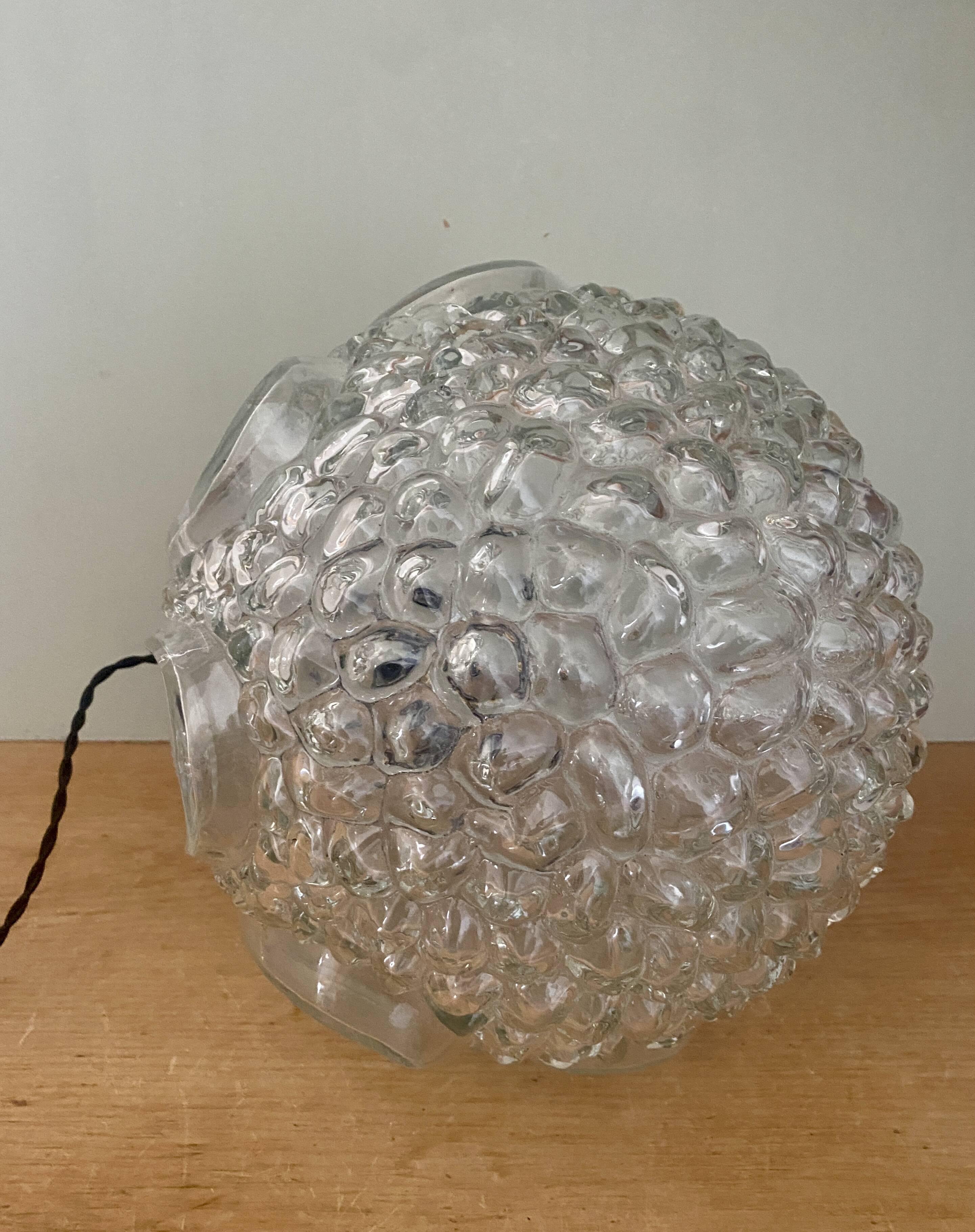 Baladeuse globe vintage en verre XL