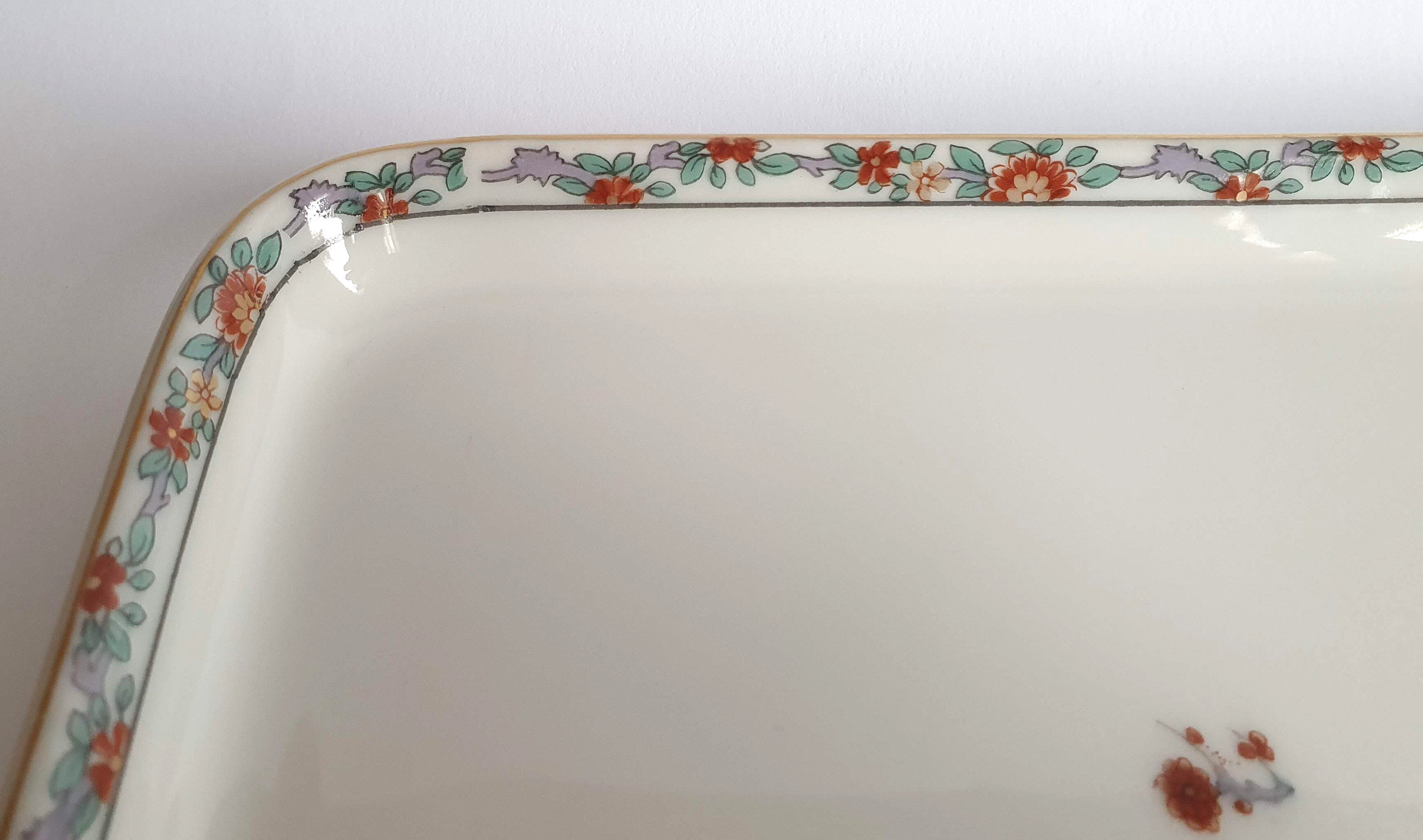 Plateau en porcelaine Maison Rouard Paris