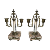 Pair of Napoleon III candlesticks