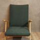 Fauteuil scandinave pieds compas